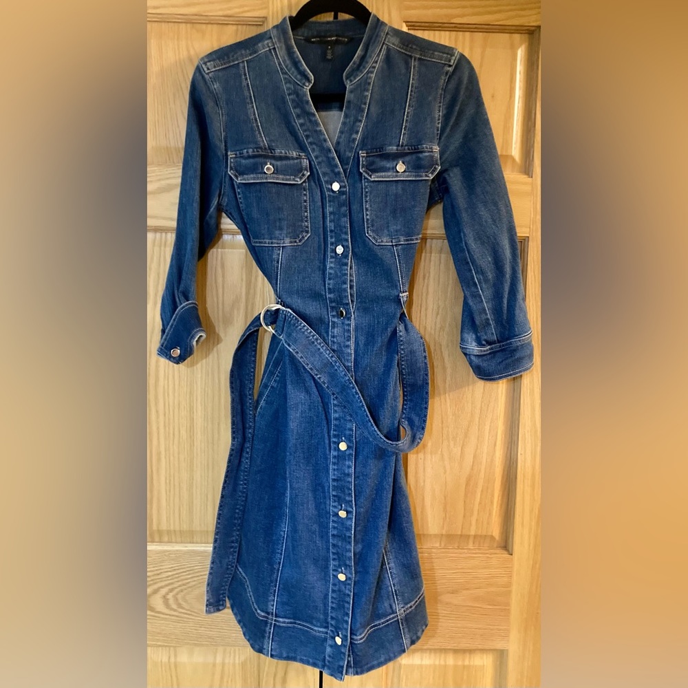 WHBM denim dress size 8